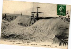 CPA PONTRIEUX-Tempete du 22 Mars 1906-La vague monstre (230741)