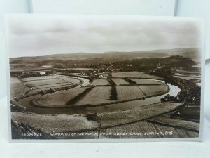 Vintage Rp Postcard Windings of the Forth from Abbey Craig Stirling