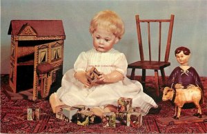 Advertising Postcard, MA, Sandwich, Massachusetts,Yesteryears Museum,German Doll