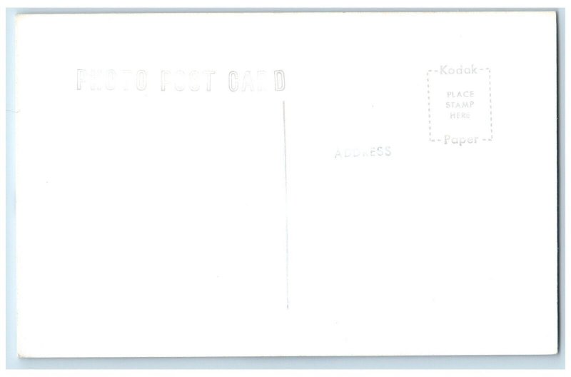 c1950's Steamer Ship Captain Lewey Princeton Maine ME Photo RPPC Postcard