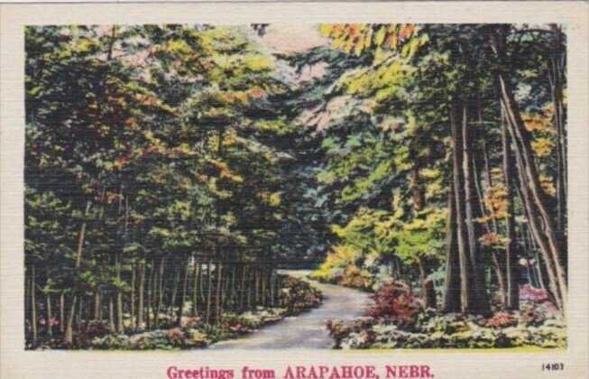 Greetings From Arapahoe Nebraska