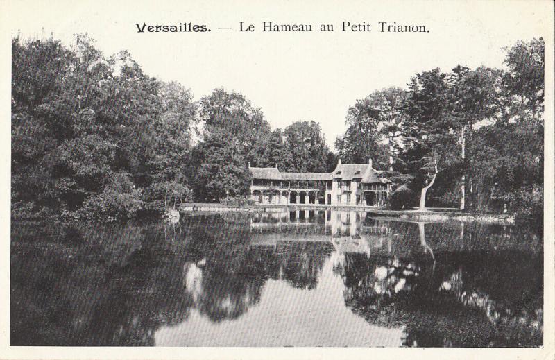 Palace of Versailles France early postcard petit trianon le hameau