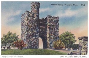 Massachusetts Worcester Bancroft Tower 1946