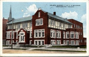 Postcard Nelson Mowrey Y.M.C.A. Building in Greensburg, Indiana~132868