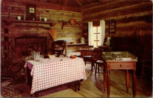 Interior of Dr. Francis Regnier's Office & Residence New Salem IL Postcard PC523