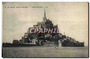 Old Postcard Mont St Michel Cote Sud Est