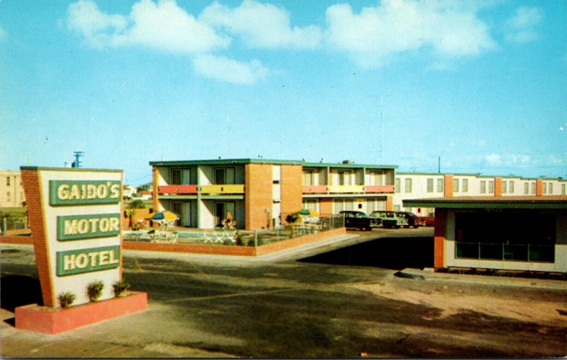 Texas Galveston Gaido's Motor Hotel