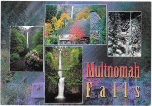 Seasons of Multnomah Falls Oregon  4 by 6