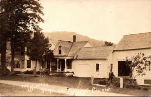 Vermont Plymouth Boyhood Home Of President Coolidge Real Photo