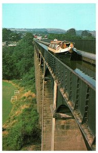 Wales Postcard Canals Pontcysyllte Aqueduct, Near Llangollen PLX24155