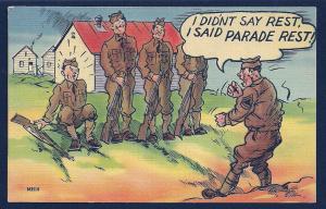 I didn't say rest, I said PARADE Rest unused c1940's