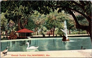 Mexico Monterrey Alameda Porfirio Diaz