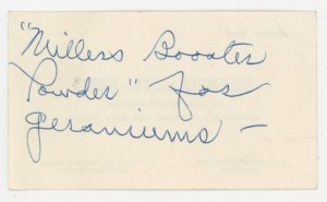 1930s Columbia Autel Motel Astoria, Oregon Business Card F208