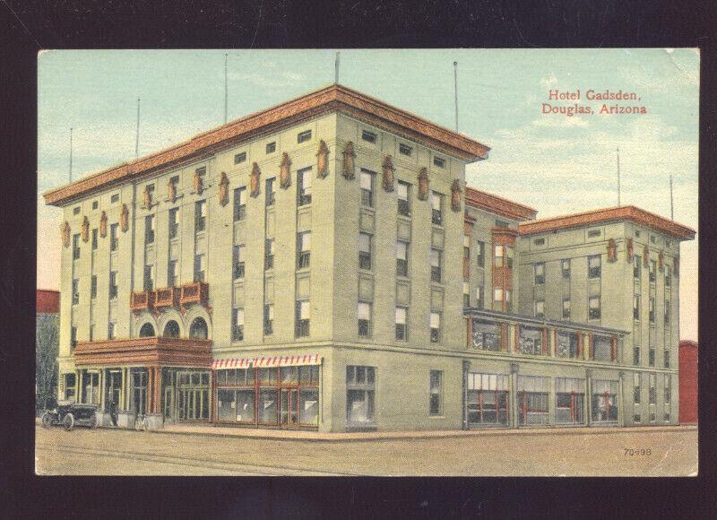 DOUGLAS ARIZONA HOTEL GADSDEN VINTAGE POSTCARD DOWNTOWN