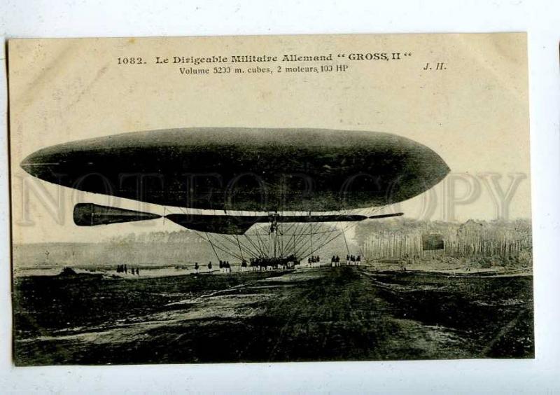 205560 FRANCE AVIATION airship dirigible GROSS II Hauser #1082