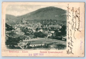 Hungary Postcard Kremnitz Greetings from KormoczBanyarol! 1900 Antique