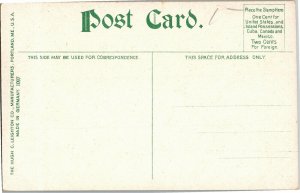 Bishop and Clark Lighthouse off Point Gammon Cape Cod MA Vintage Postcard H06