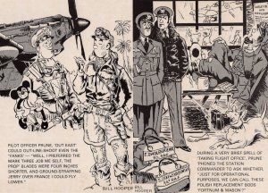 WW2 Pilot RAF Officer Prune 2x Cartoon Military Comic Postcard s