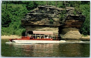 Postcard - Duck passing the Ink Stand Rock Formation, Great Adventure Ducks - WI