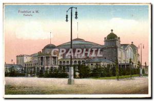 Old Postcard Festhalle Frankfurt a M