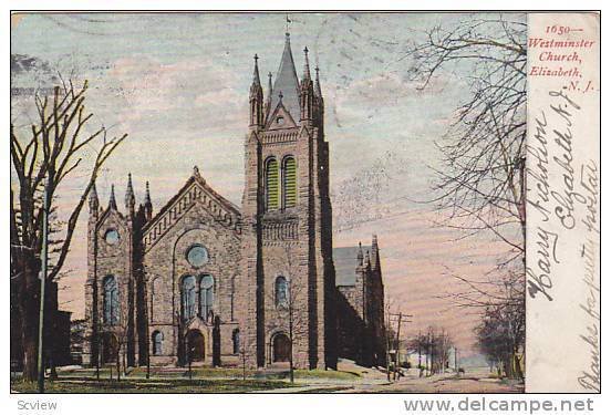Westminster Church, Elizabeth, New Jersey, PU-1907
