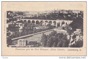 Panorama Pris Du Fort Thungen (Trois Glands), Luxembourg, 1900-1910s