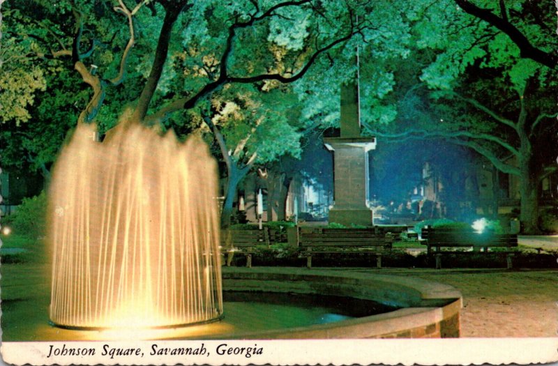 Georgia Savannah Johnson Square