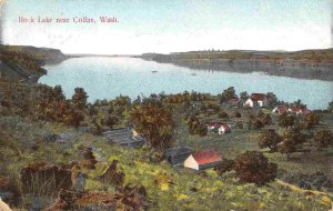 Rock Lake Near Colfax Washington 1911 postcard