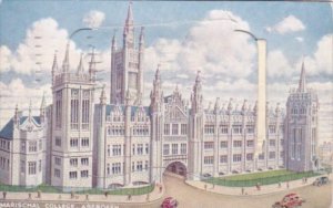 Scotland Aberdeen Marischall College With Fold Open Pocket 1956