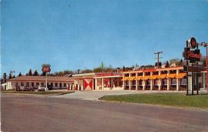 Duluth Minnesota Flamette Motel And Phillips 66 Gas Station Vintage PC V18624