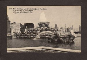 IL Century of Progress Expo Exposition 1933 Buckingham Fountain Chicago Illinois