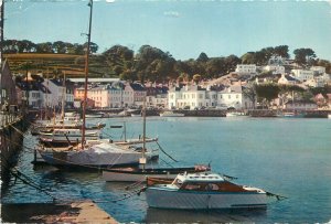 Channel Islands Postcard Jersey St Aubin's harbour