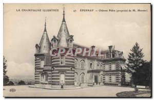 Old Postcard Epernay Chateau Beijing