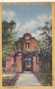 Florida St Augustine Ancient Spanish Shrine Of Nuestra Senora de la Leche 194...