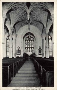 Charleston SC Unitarian Church Postcard