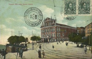 brazil, SALVADOR de Bahia, Theatro São João, Theatre (1912) Postcard