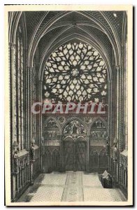 Postcard Old Paris La Sainte Chapelle Chapel High Nef for the Choir