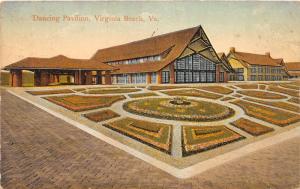 F3/ Virginia Beach Virginia Postcard 1912 Dancing Pavilion Building 8