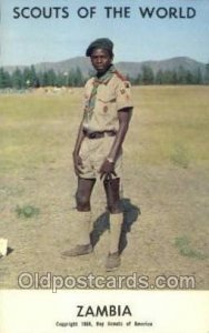 Zambia Boy Scouts of America, Scouting Copyright 1968 Unused 