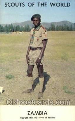 Zambia Boy Scouts of America, Scouting Copyright 1968 Unused 