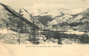 C-1910 Freman's Peak Mammoth Colorado Moffat Road postcard 2193