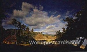 Bungalows, Tahiti Village Beach Hotel Punaauia French Polynesia Unused 