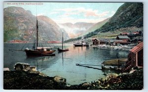 Greetings from HARDANGER NORWAY 1907 Postcard