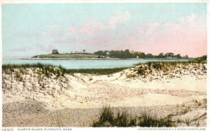 Vintage Postcard Clark's Island Plymouth Massachusetts Mass. Detroit Publishing