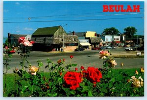 BEULAH, Michigan MI ~ STREET SCENE Benzie County  4x6 Postcard