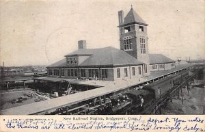 New Railroad Station Bridgeport, Connecticut, USA  