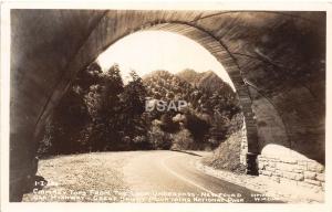 C74/ Great Smoky Mountains National Park Tennessee Tn Postcard RPPC Tunnel 17