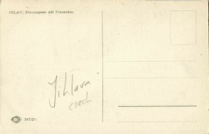 czech germany, IGLAU JIHLAVA, Frauengasse mit Frauentor (1920s) Postcard 