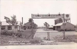 Nebraska Beatrice Natural Gas Pipeline Company Compressor Station 1952 Real P...