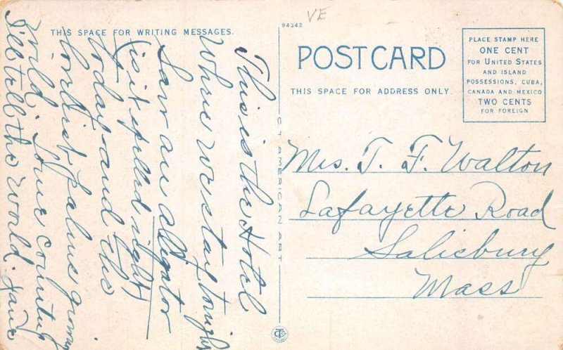 Waycross Georgia Phoenix Hotel Vintage Postcard AA63940